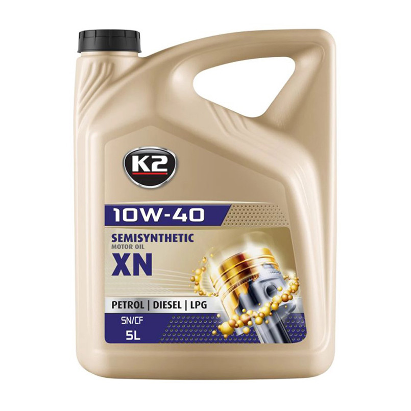 Моторное масло K2 Semisynthetic Oil XN 10W-40 5л Львов - изображение 1