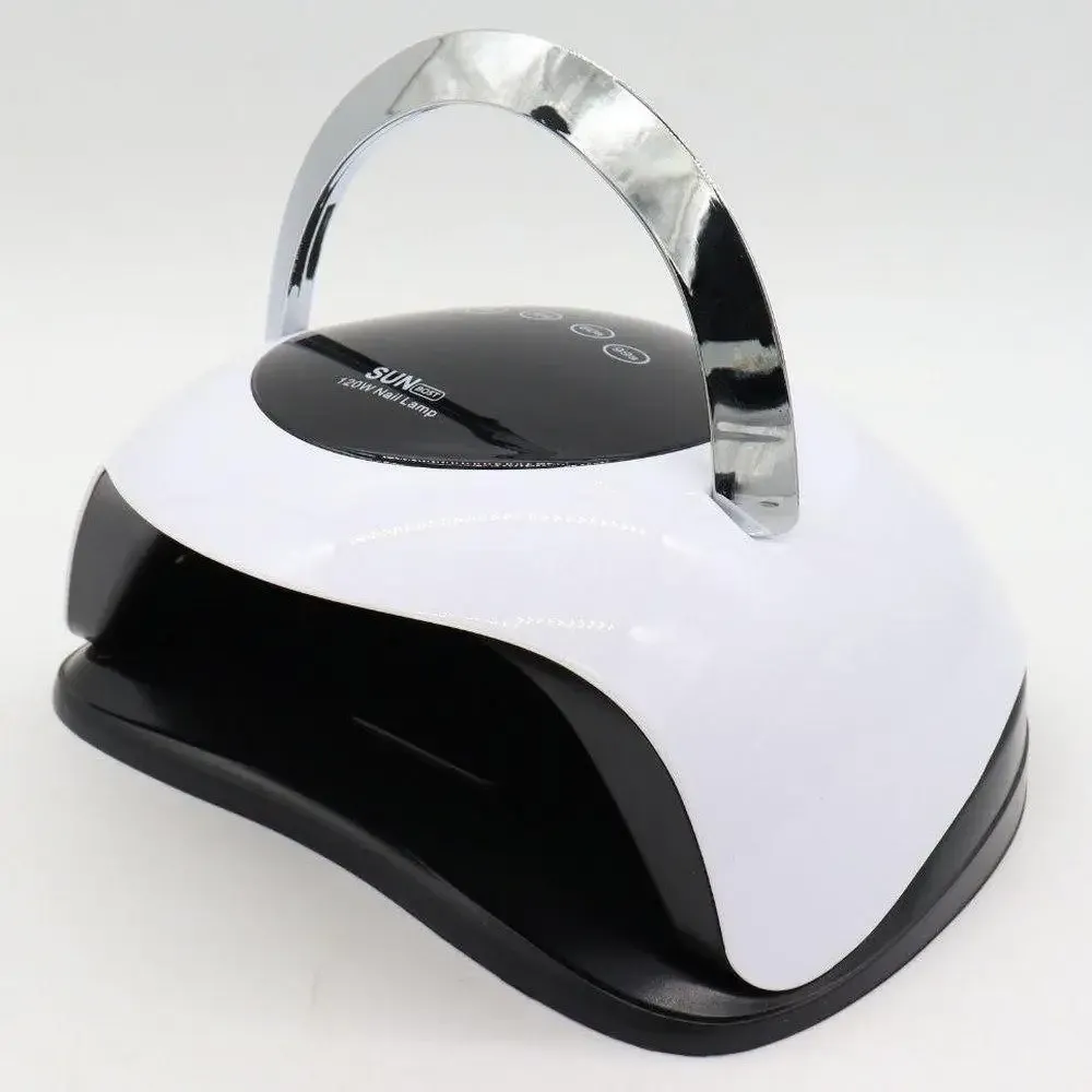 Лампа для маникюра SUN BQ-5T 120Вт UV+LED, Белая/Ультрафиолетовая лампа для сушки ногтей с ручкой и дисплеем Киев - изображение 2
