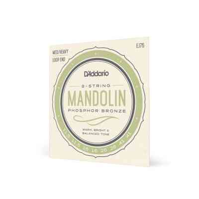 Струни для гітари D&apos;Addario Mandolin Phosphor Bronze Medium/Heavy (11.5-41) (EJ75) Вінниця