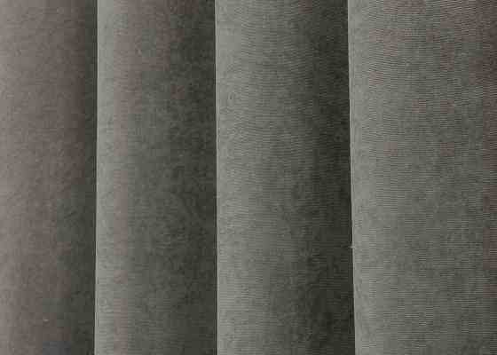 Шторна тканина мікровелюр Petek YL колір світло-сірий 1705ш Київ