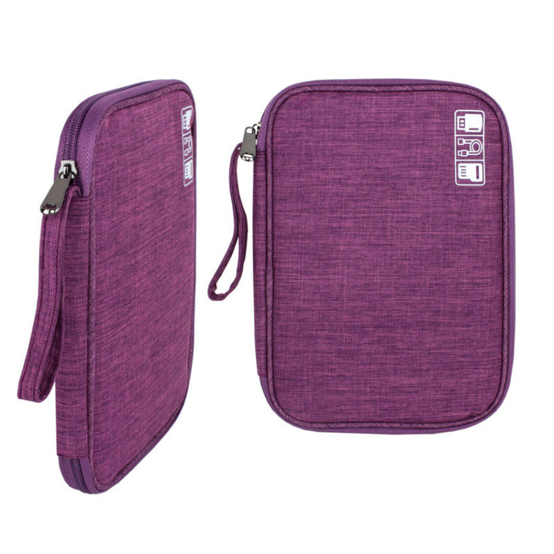 Органайзер чехол для зарядок и гаджетов лиловый Киев - изображение 1