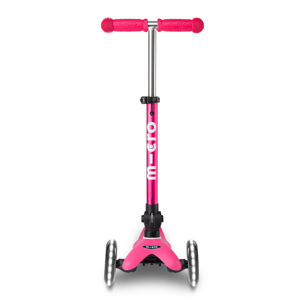 Самокат MICRO складний серії Mini Deluxe Foldable LED – Рожевий Дніпро - фото 13