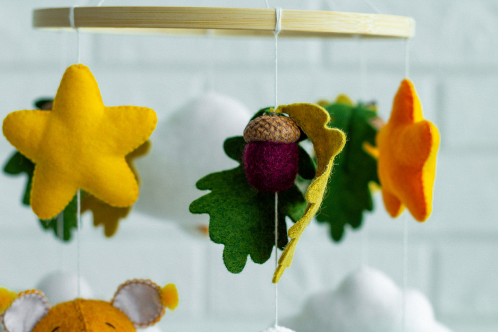 Мобіль на ліжечко для немовлят WoollyFox " Білочка" Київ - фото 8