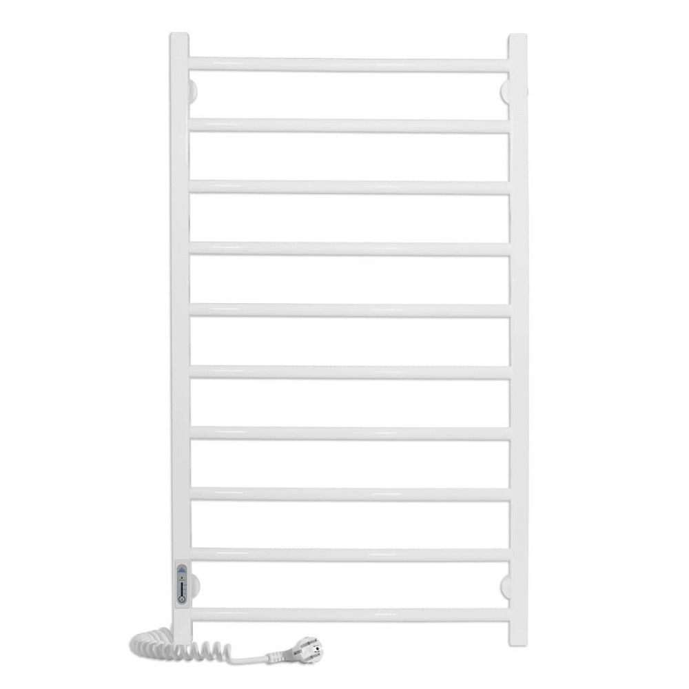 Електрична рушникосушка Laris Зебра Альфа ЧК10 500Х900 Е білий, ліве підключення Київ - фото 2