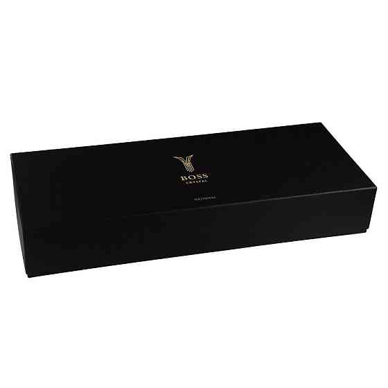 Набір для вина та води “СЕНАТОР” Boss Crystal, 6 келихів, платина, срібло, золото, кришталь Рівне