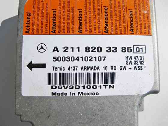 Mercedes-Benz  A2118203385 Блок управління подушок безпеки E-Class W211 CLS C219 Одеса