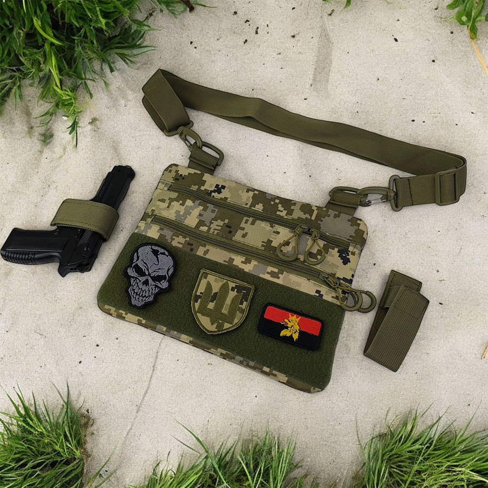 Сумка пояс плечо мужская тактическая, Рюкзак через плечо военная барсетка Сумка через военная NR-49 Львов - изображение 2