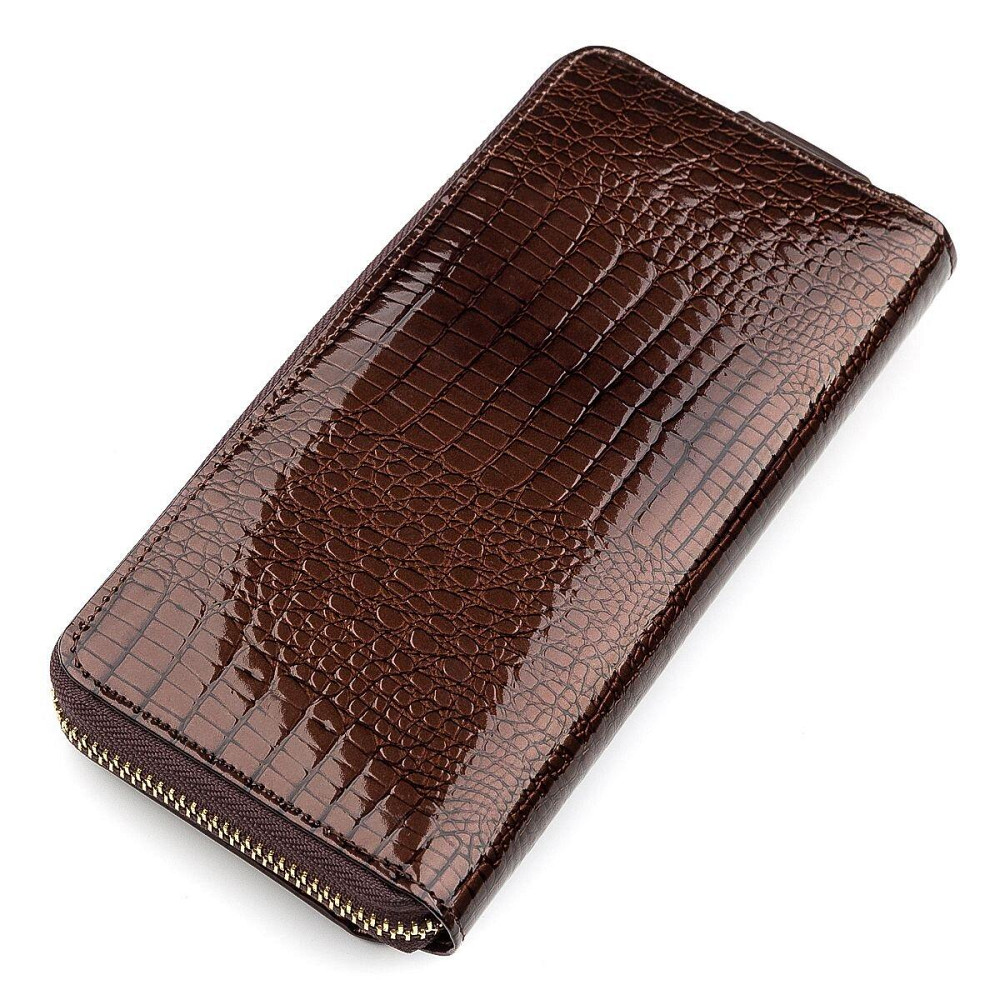 Кошелек женский ST Leather 18438 (S7001A) многофункциональный Коричневый Киев - изображение 2