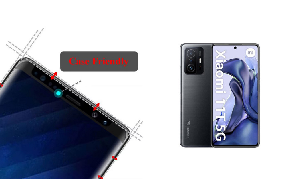 Защитное стекло HyperGlass Pro для Xiaomi 11T, Xiaomi 11T Pro – максимальная чувствительность и защита Киев - изображение 4