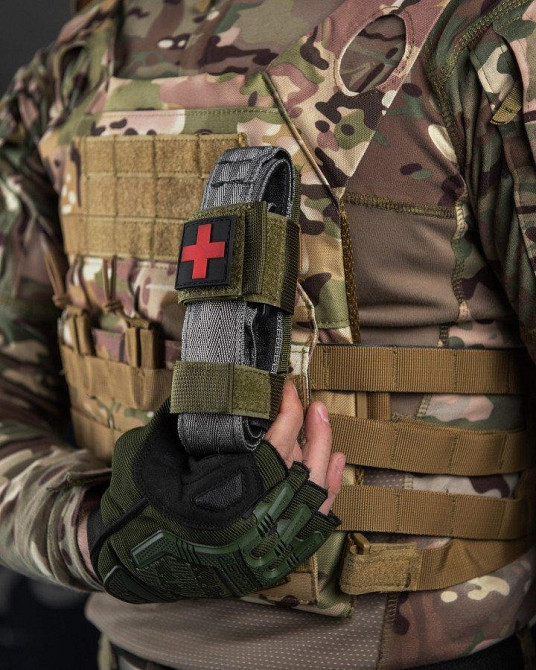 Підсумок відкритий під турнікет із липучкою олива ВТ7098 Одеса - фото 1