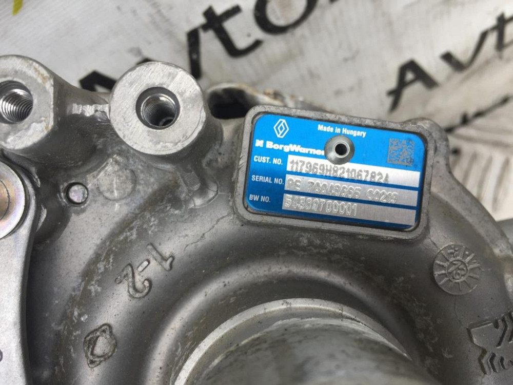 Турбіна Renault Megane III 1.6 dci 2008-2015 (117969H821067824) Ковель - фото 2