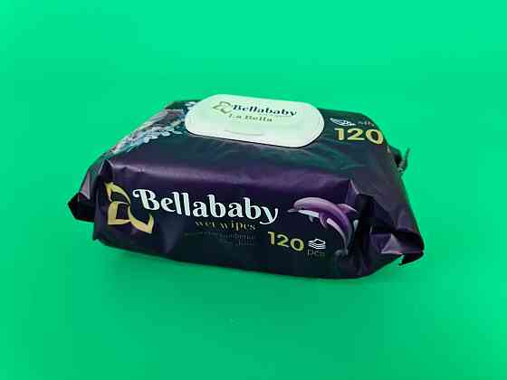 Влажная салфетка 120 шт с клапаном 