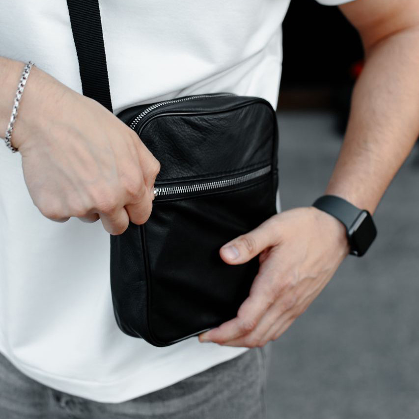 Почтовая сумка для документов, Деловая сумка мессенджер Мужская деловая кросс-боди VB-74 Львов - изображение 18