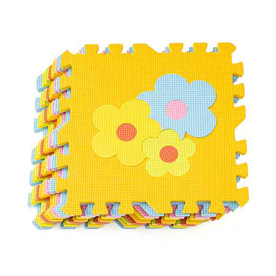 Дитячий килимок пазл з бортиками Toys 30x30 WCG EVA - 25 частин, для дітей Київ