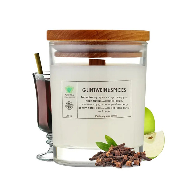Аромасвічка Glintweun&Spices L PURITY 150 г Київ - фото 1