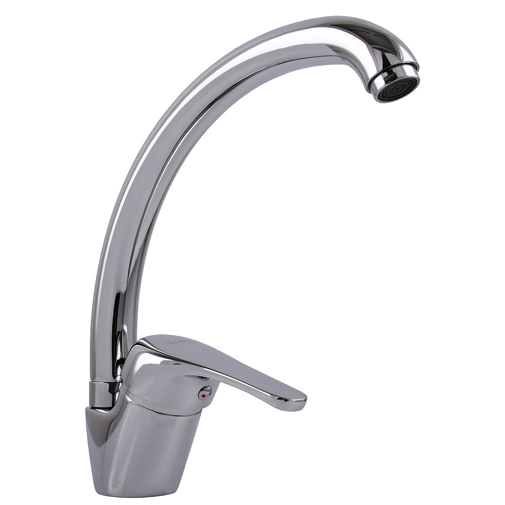 Змішувач для кухні Globus Lux Solly GLSO-0103S-WH без шлангів Луцьк - фото 3