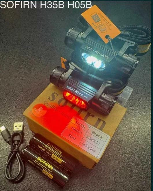 Налобный фонарь Sofirn H35B (H05B) диод Luminus SST20 1500лм 6500K 660nm с зарядкой от USB-С (Красный свет) Киев - изображение 10