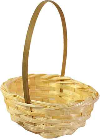 Декоративні плетені міні-кошики для Великодніх яєць та смаколиків 8 шт Луцьк