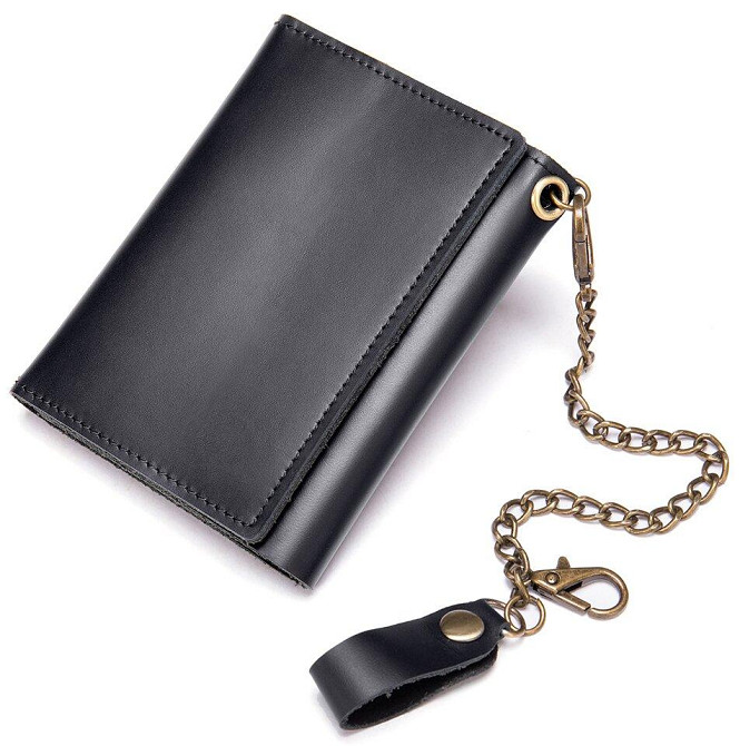 Портмоне на ланцюжку 20244 Vintage Чорне Київ - фото 4