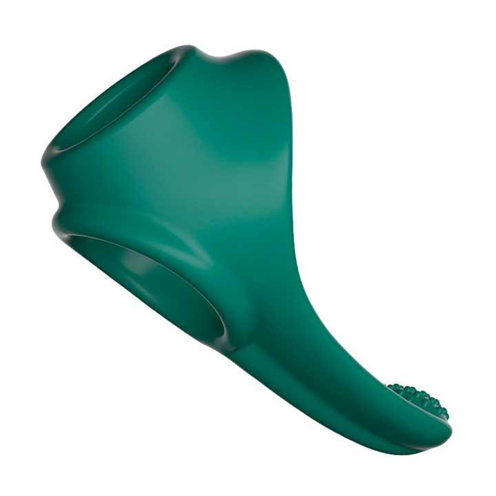 Двойное эрекционное кольцо со стимуляцией промежности - Зеленый Винница - изображение 1