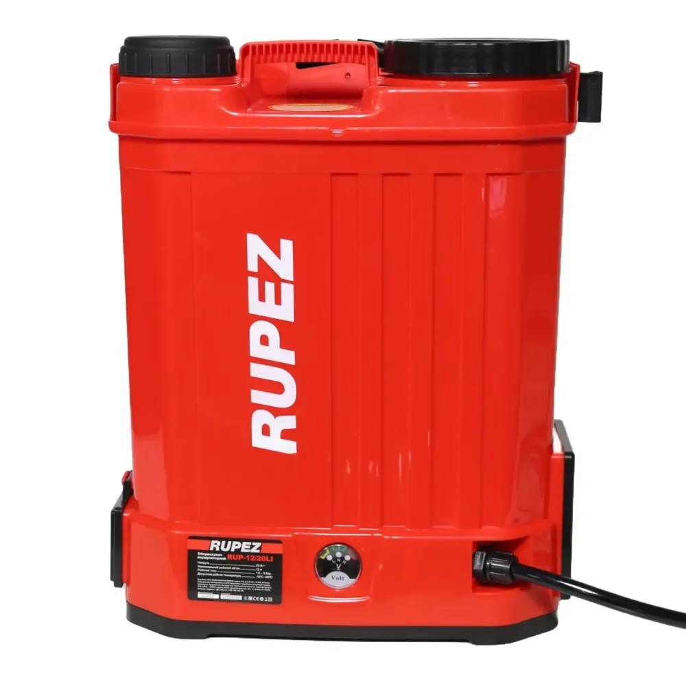 Аккумуляторный опрыскиватель Rupez RUP-12/20Li (12 л) (без АКБ и ЗУ) – мобильность и производительность в каждом распылении Львов - изображение 3