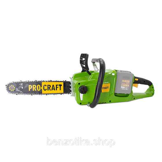 Акумуляторная цепная пила Procraft PCA40/2 + 2 АКБ 4Ач + зарядное устройство + масло 1л (бесщёточная Киев