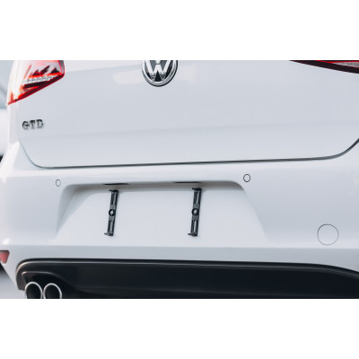 Рамка номерного знака Poputchik невидимки стандартні чорні, к-т 4шт (24-051-IS) Вінниця - фото 8