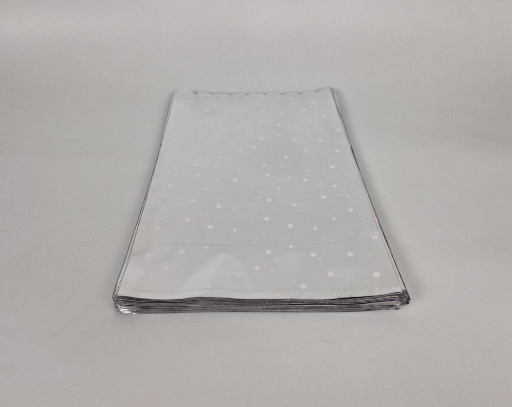 Пакет с рисунком для упаковки подарков   (30*50) №434 (3) фольгированный (ажурный) 