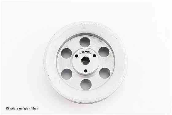 Шків D-140mm під шліц Z-19 (два пази під ремінь SPB) Киев