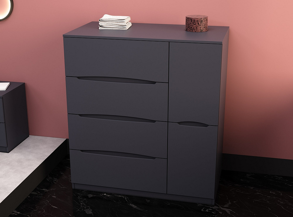 Комод Дельта №2, Антрацит, 1090/610/1200 Львів - фото 4
