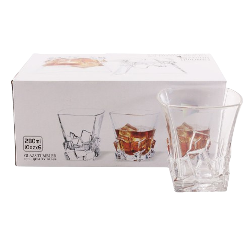 Набір склянок 280мл 6шт скло BM81810-1 Interos Житомир - фото 1