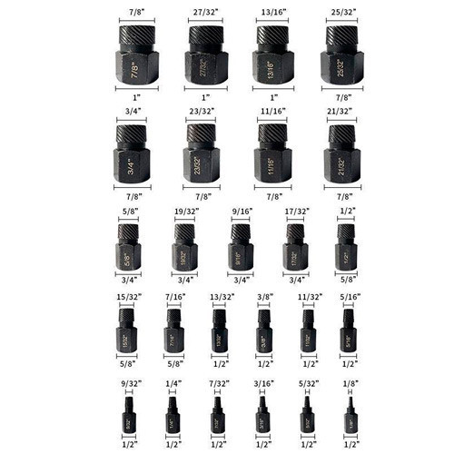 Набор экстракторов для поврежденных болтов, 25 шт. Киев - изображение 3