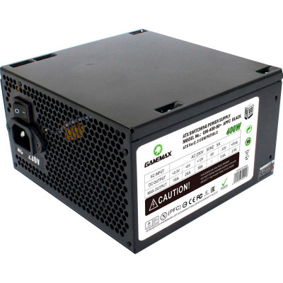 Блок живлення Gamemax GM-400-80+APFC Black Вінниця - фото 1