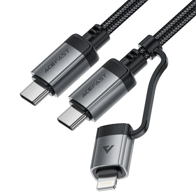Кабель ACEFAST C20-01 USB-C/Lightning, черный Киев - изображение 4
