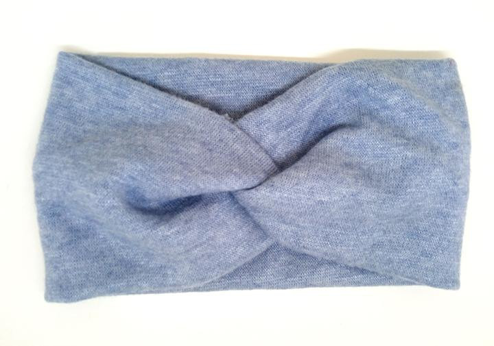 Повязка чалма теплая голубая Киев - изображение 1