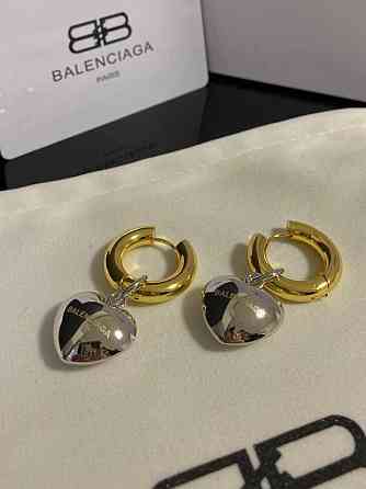 Balenciaga сережки посріблення / позолота 18 К Одеса