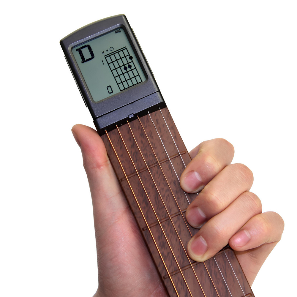 Карманная гитара RESTEQ — портативная складная гитара с дисплеем для тренировки аккордов, 28–48 см Киев - изображение 1