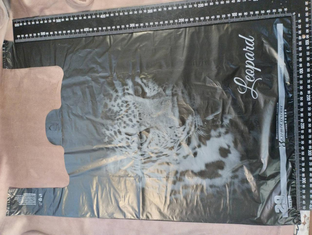 Пакеты майка  40×60 Золотое Сечение  Леопард 50шт Харьков - изображение 2