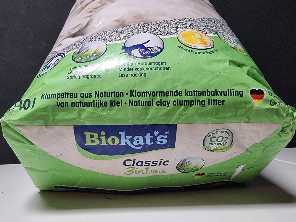 Наповнювач туалета для котів Biokat’s Classic Fresh 3in1 (бентонітовий) 10кг (затерта упаковка) Луцьк - фото 3