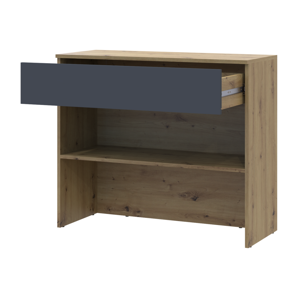 Тумба для обуви Doros Сплит 94х39х80 см Дуб артизан/Графит (DRS-011461) Днепр - изображение 2