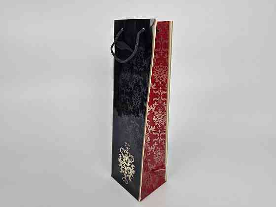 Пакет паперовий подарунковий під пляшку 12/9/36 (артBUT-100) (12 шт.) Харків