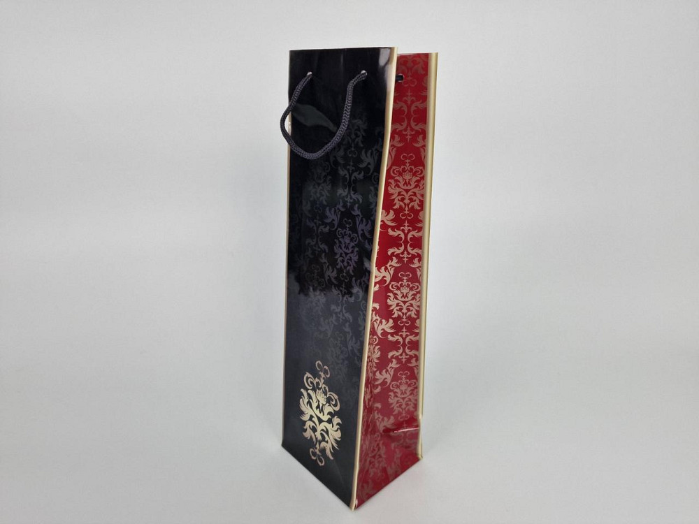 Пакет бумажный подарочный под бутылку  12/9/36(артBUT-100) (12 шт) Харьков - изображение 2