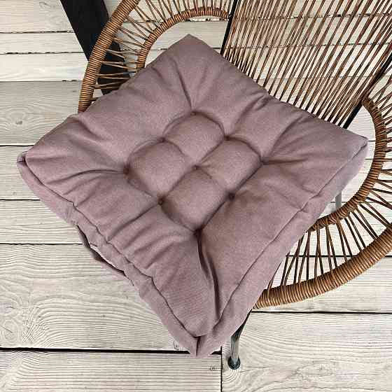 Подушка для стільців (50x50х8 см) Decorator Sawana колір пудровий 84-146 Київ