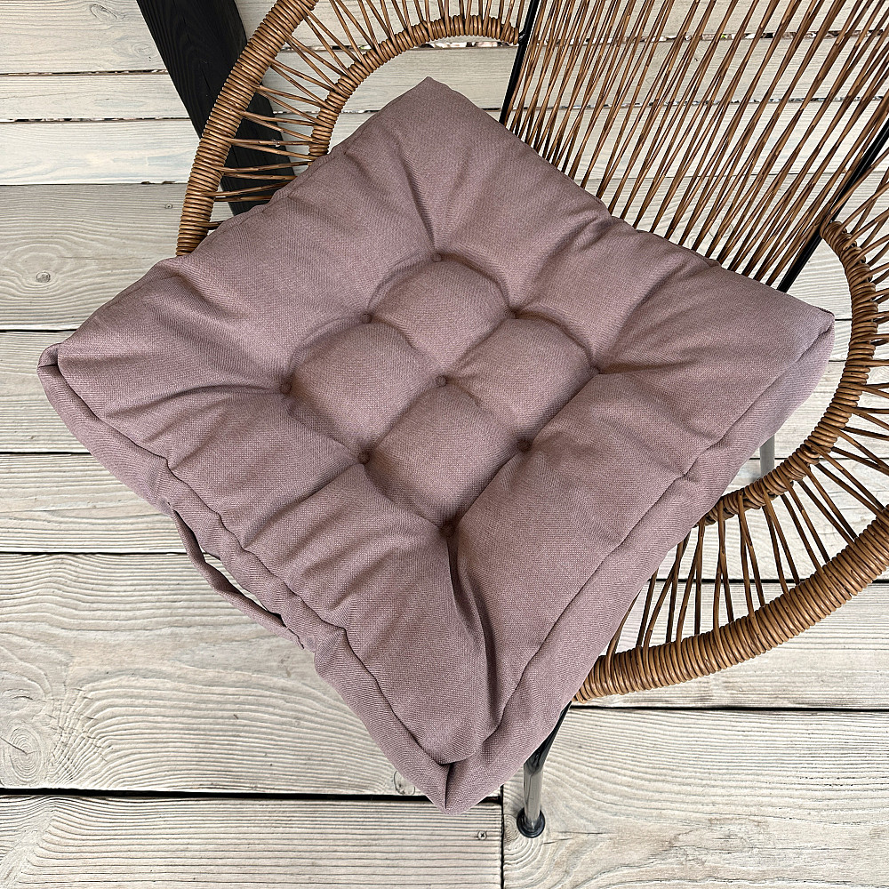 Подушка для стільців (50x50х8 см) Decorator Sawana колір пудровий 84-146 Київ - фото 1