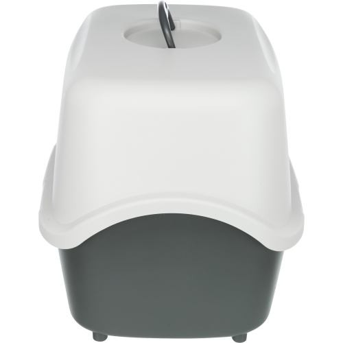 Туалет Trixie Vico для котів з ковпаком-кришкою дверцятами та ручкою пластиковий сірий 40х40х56 см Київ - фото 3