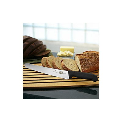 Кухонний ніж Victorinox Fibrox Pastry 26 см Serrated Black (5.2933.26) Вінниця - фото 2