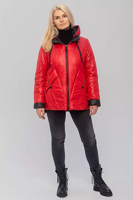 СТИЛЬНАЯ ДЕМИСЕЗОННАЯ ЖЕНСКАЯ КУРТКА ДИАНА В УЛЬТРАМОДНЫХ ЦВЕТАХ. 48-62Р Киев - изображение 4