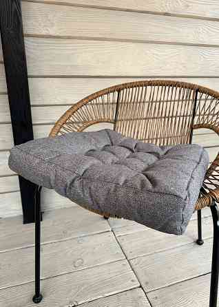 Подушка для стільців (50x50х8 см) Decorator Мальмо колір сірий 84-135 Київ