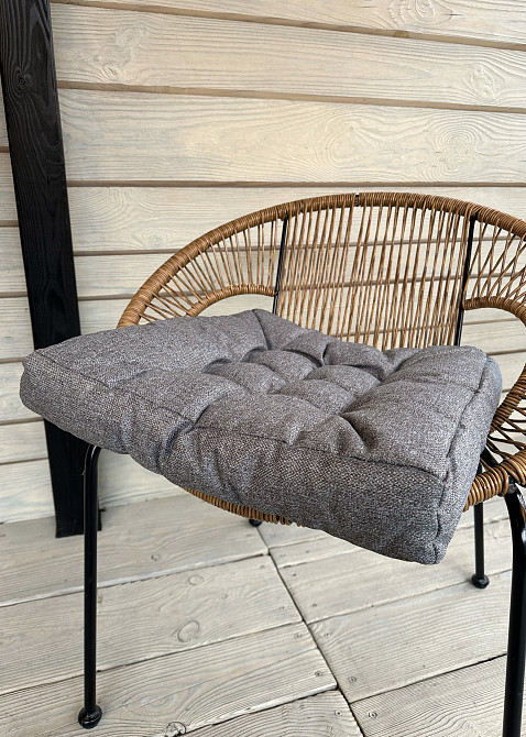 Подушка для стульев (50x50х8 см) Decorator Мальмо цвет серый 84-135 Киев - изображение 2