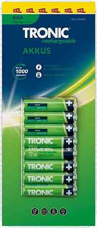 Аккумуляторные батареи Tronic, AAA 1000 мАч, NiMH, 8 шт. Полтава